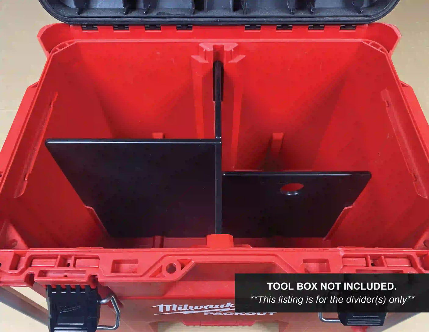 Divider for Packout XL 22in Tool Box 48-22-8429 - Tools/Case NOT Included
