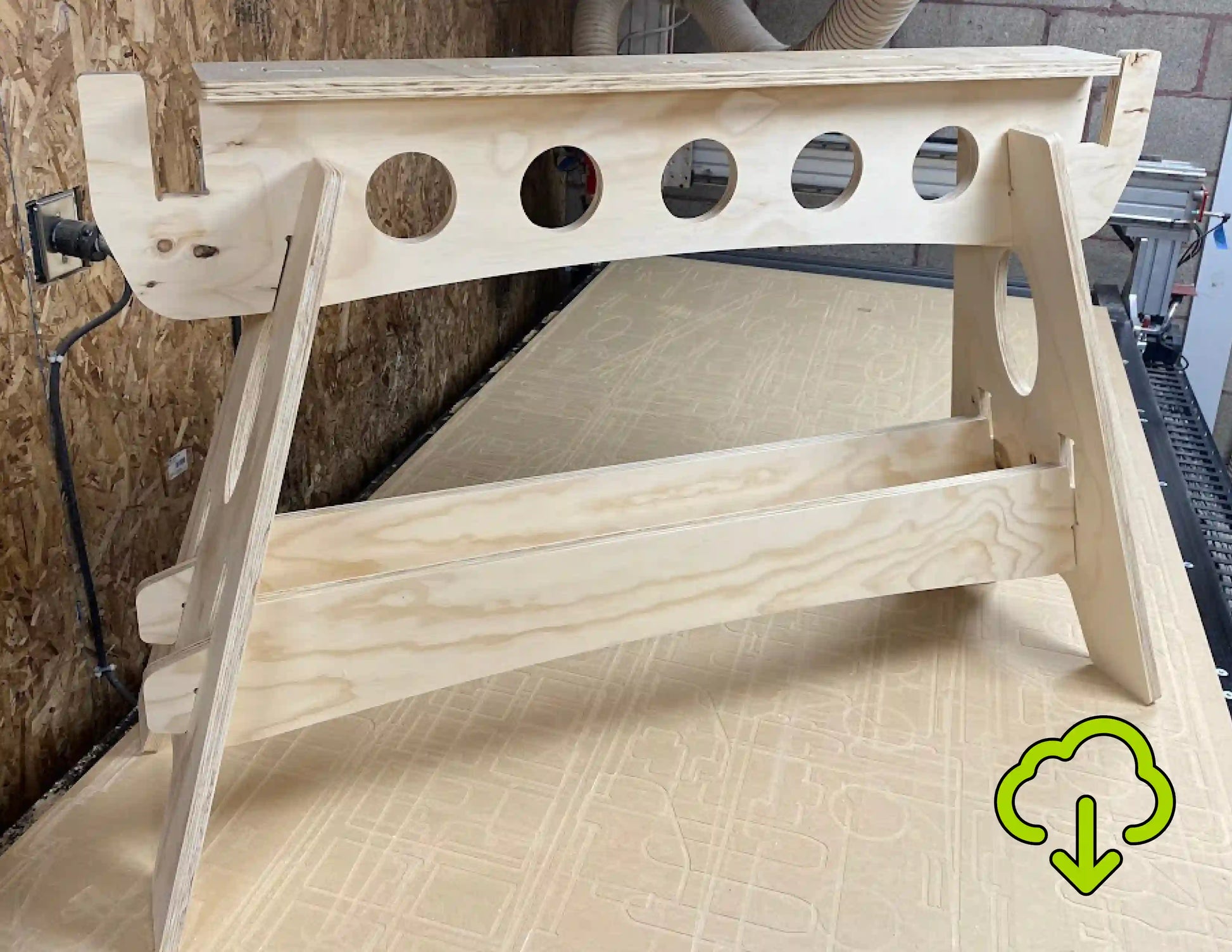 cnc sawhorse plans to make a set of plywood sawhorses on a cnc wood router machine