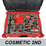 COSMETIC 2ND - FOAM INSERT for M18 Fuel Hammer Drill Impact Kit in Packout Medium Box 48-22-8424 - Tools/Case NOT Included