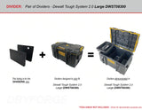 Dividers for Dewalt ToughSystem 2.0 Large Tool Box - Tools/Case NOT Included