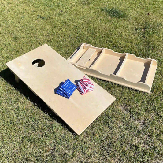 Official size cornhole boards cnc router project files for cutting and building a set of DIY cornhole boards on a cnc router machine diy woodworking plans