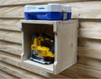 french cleat storage shelf cube shaped made on a cnc router machine using plywood and cnc router project files