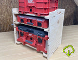 CNC Router Files Freestanding Garage Stack Rack for Packout Tool Boxes