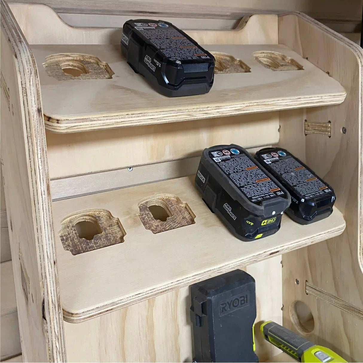 Ryobi Power Tool & Battery Charging Station CNC Router Files