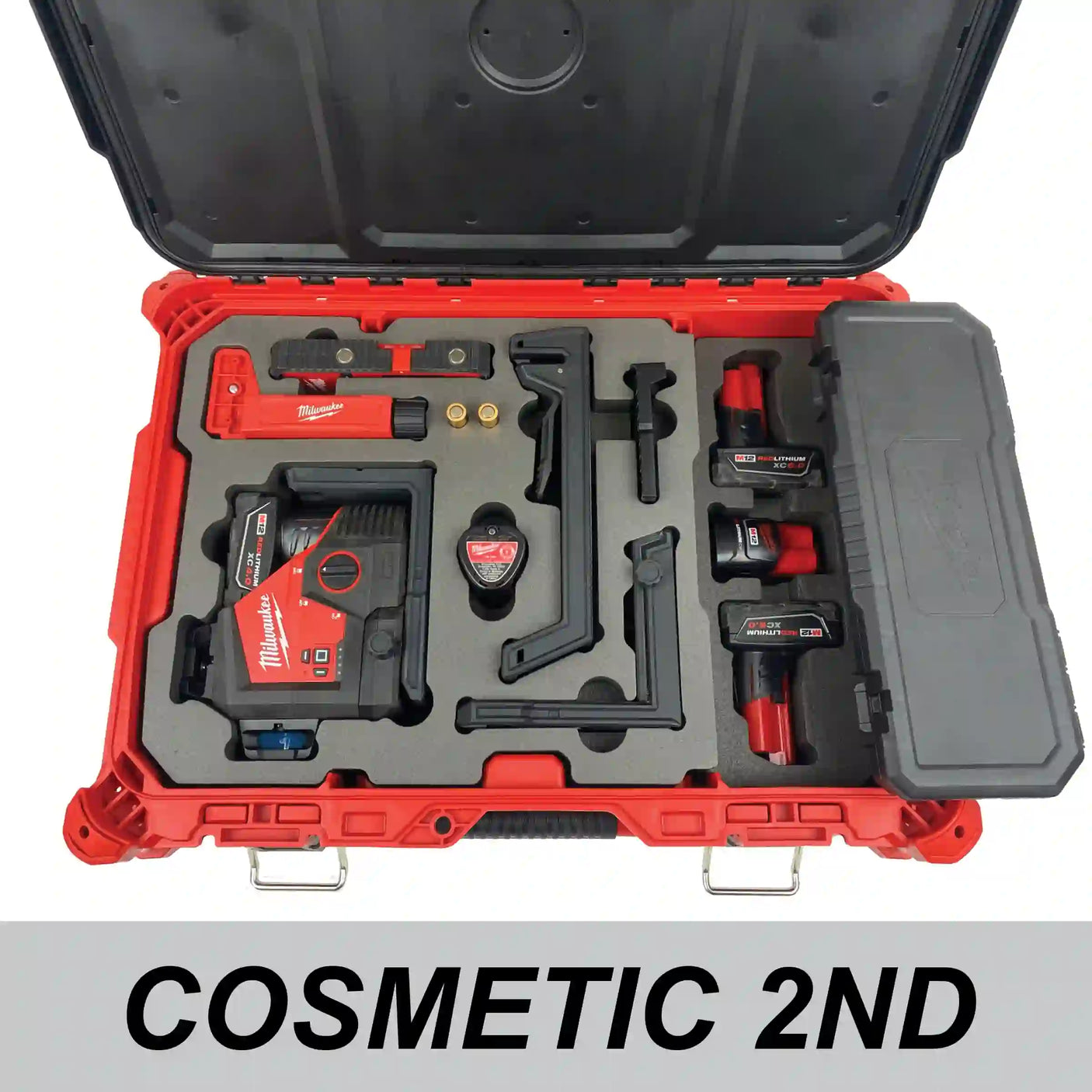 COSMETIC 2nd - FOAM INSERT for M12 3 Plane Laser 3632-20 in Packout Medium Box 48-22-8424 - Tools/Case NOT Included