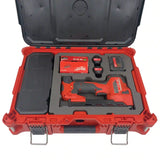 FOAM INSERT to store M12 Cable Stapler 2448-20 in a Milwaukee Packout Medium Tool Box 48-22-8424 - Tools/Case NOT Included