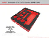 FOAM INSERT to store M12 Fuel ProPEX Expander in a Milwaukee Packout 2 Drawer Tool Box - Tools/Case NOT Included