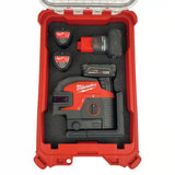 FOAM INSERT to store M12 Green Cross Line & 4 Points Laser 3624-20 in a Milwaukee Packout 5 Compartment spo - Tools/Case NOT Included