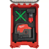 FOAM INSERT to store M12 Green 125ft Laser 3622-20 in a Milwaukee Packout 5 Compartment Small Parts Organizer - Tools/Case NOT Included