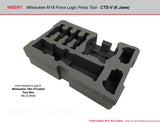 FOAM INSERT to store M18 Force Logic Press Tool in a Packout 16in Portable Tool Box - Tools/Case NOT Included