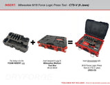 FOAM INSERT to store M18 Force Logic Press Tool in a Packout Medium Tool Box - Tools/Case NOT Included