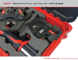 FOAM INSERT to store M18 Force Logic Press Tool in a Packout Medium Tool Box - Tools/Case NOT Included