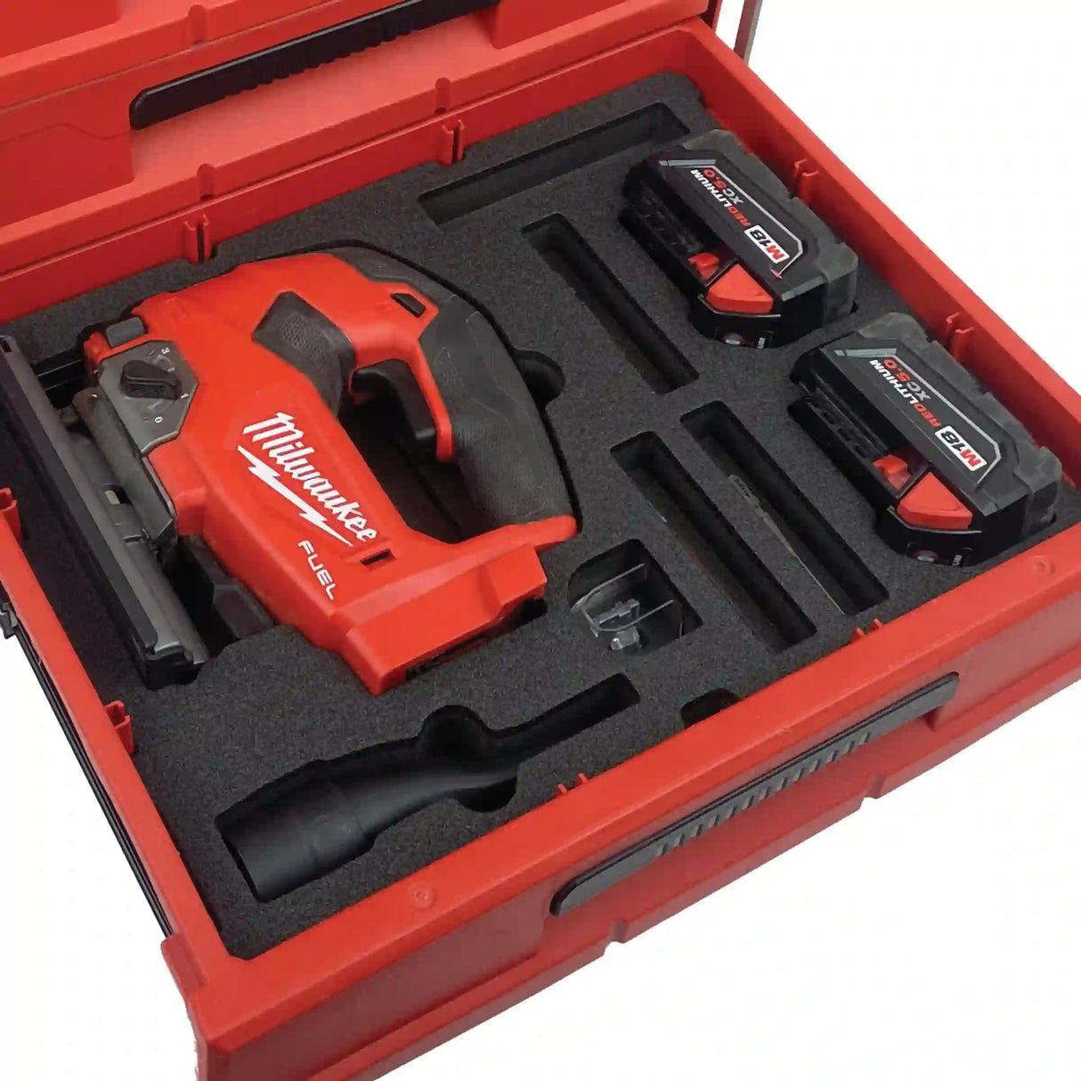 FOAM INSERT to store M18 Fuel Jig Saw 2737-20 in a Milwaukee Packout 3 Drawer Tool Box - Tools/Case NOT Included