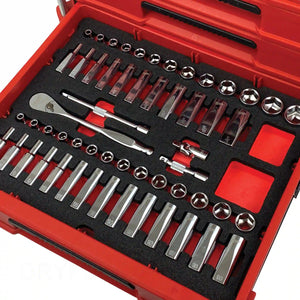 48-22-9004 1/4" 50pc Milwaukee Socket Set