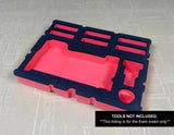 FOAM INSERT to store M12 Cable Stapler 2448-20 in a Milwaukee Packout 3 Drawer Tool Box - Tools/Case NOT Included