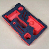 FOAM INSERT to store M12 Fuel 3" Cut Off Tool 2522-20 in a Milwaukee Packout 11 Compartment Tool Box - Tools/Case NOT Included