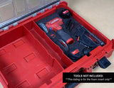 FOAM INSERT to store M12 Fuel 3" Cut Off Tool 2522-20 in a Milwaukee Packout 11 Compartment Tool Box - Tools/Case NOT Included