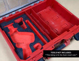 FOAM INSERT to store M12 Fuel Hackzall 2520-20 in a Milwaukee Packout 11 Compartment Tool Box- Tools/Case NOT Included