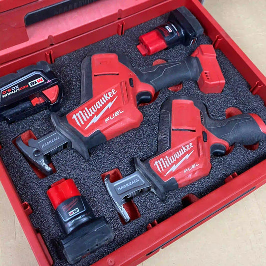 FOAM INSERT to store M18 Fuel Hackzall 2719-20 and M12 Fuel Hackzall 2520-20 in a Milwaukee Packout 3 Drawer Tool Box - Tools NOT Included