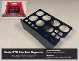 Packout Crate CTO Can Tool Organizer for Milwaukee Packout Crate - Tools/Case NOT Included