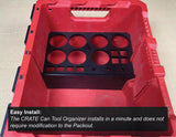 Packout Crate CTO Can Tool Organizer for Milwaukee Packout Crate - Tools/Case NOT Included