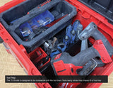 Tri Compartment Insert Organizer for Packout 22in Rolling Tool Box - Tools/Case NOT Included