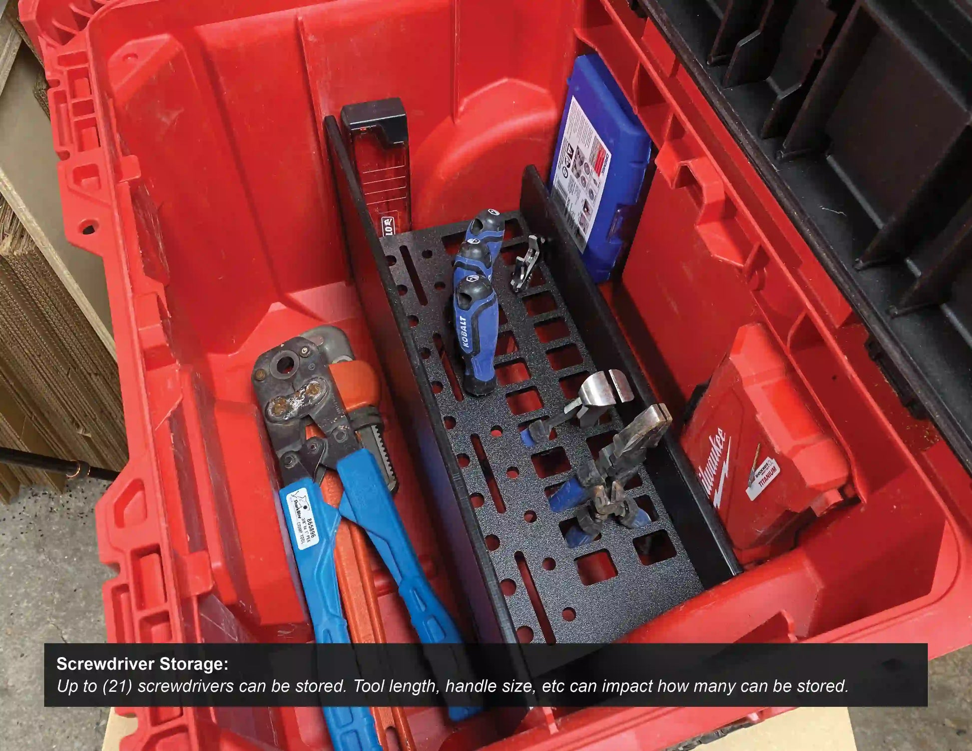 Hand Tool Organizer Divider for Packout 22in Rolling Tool Box - Tools ...