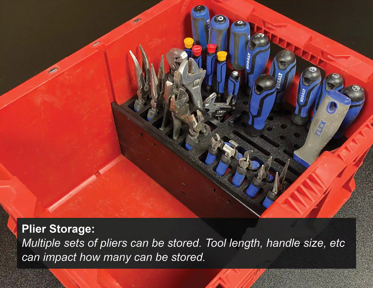 Packout Crate Hand Tool Insert Organizer for Milwaukee Packout Crate - Tools/Case NOT Included