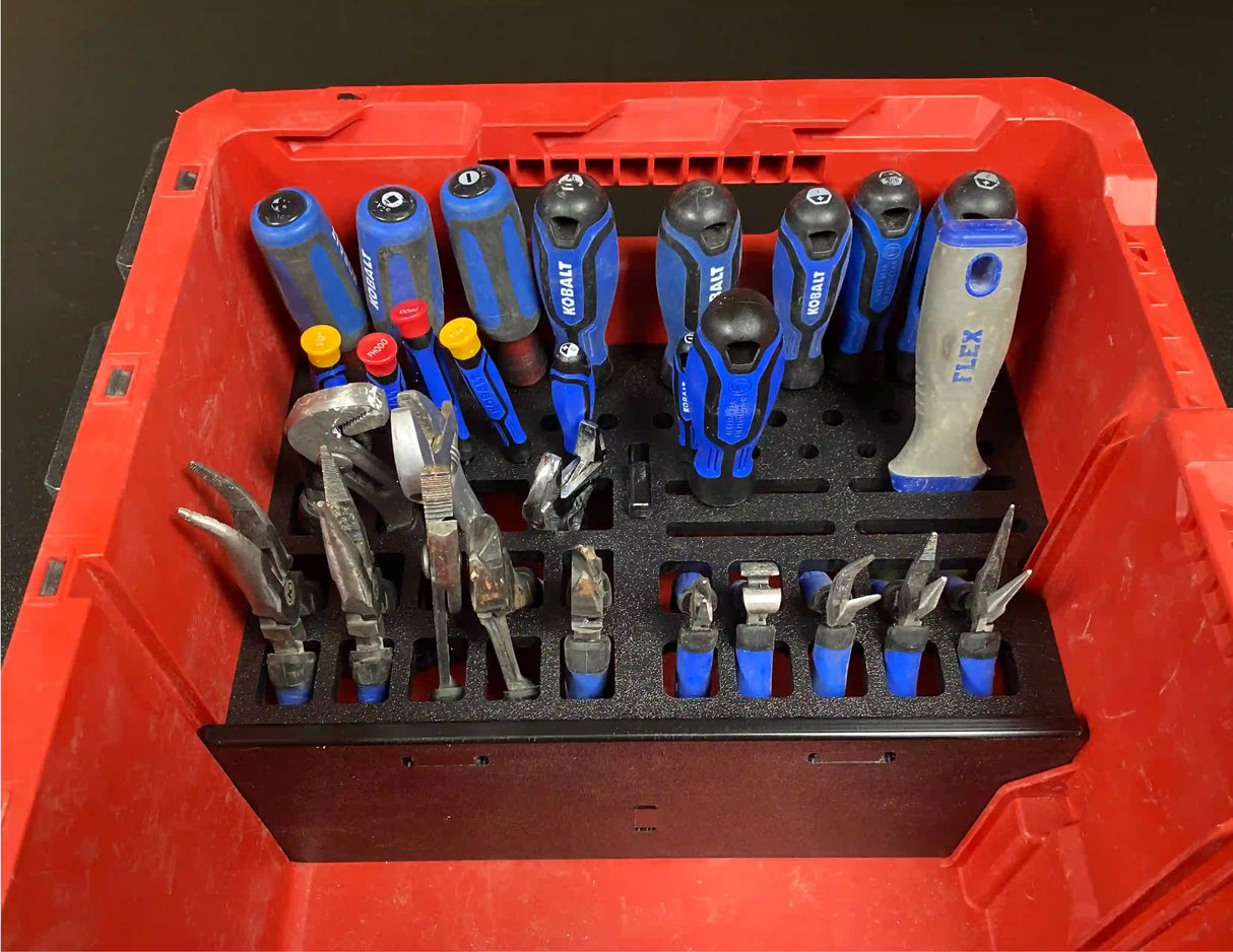 Packout Crate Hand Tool Insert Organizer for Milwaukee Packout Crate - Tools/Case NOT Included