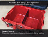 Cosmetic 2nds Plastic Divider Inserts for Milwaukee Packout Tool Boxes - Tools/Case NOT Included