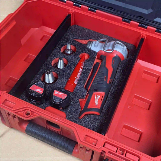 FOAM INSERT & Dividers For Milwaukee M12 ProPex Tool Kit 2432-22 for Packout Medium Tool Box