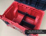 Stubby Divider for Packout Rolling 22in Tool Box 48-22-8426 - Compatible with Packout Tool Tray 48-22-8045 - Tools/Case NOT Included