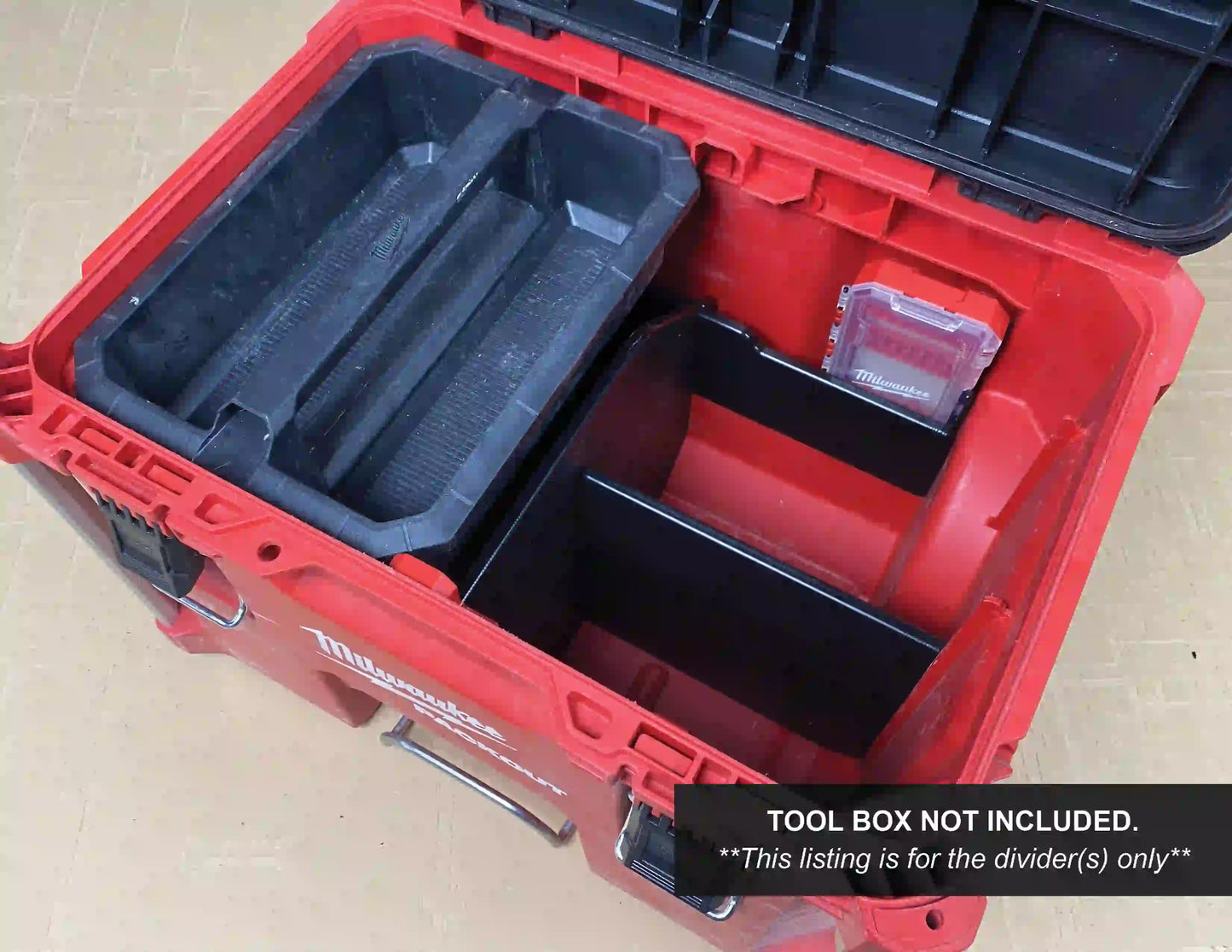 Medium Packout Tool Box Divider Milwaukee Packout Mods Accessories Dividers  Tool Box NOT Included 