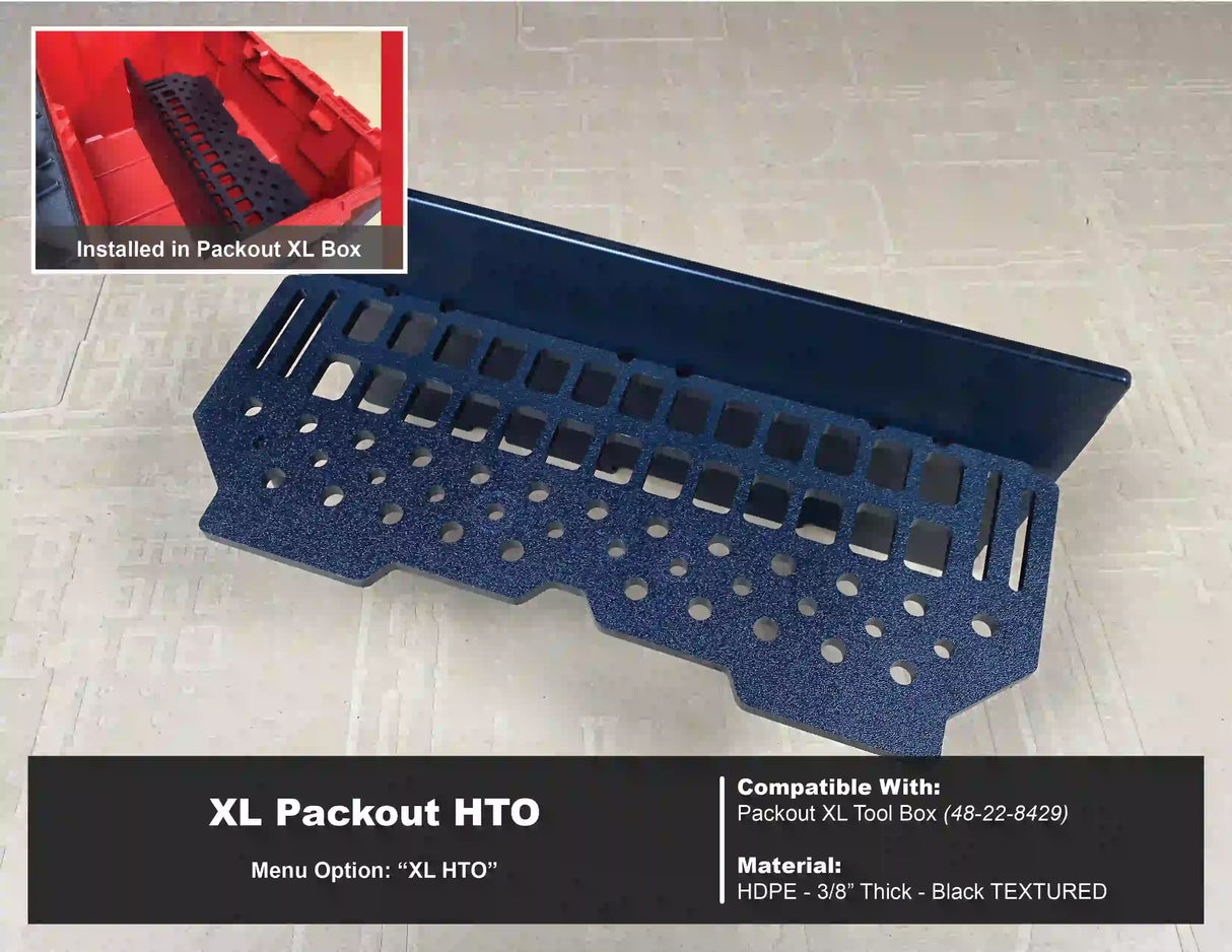 Hand Tool Organizer for Milwaukee Packout XL Tool Box 48-22-8429 - Tools/Case NOT Included