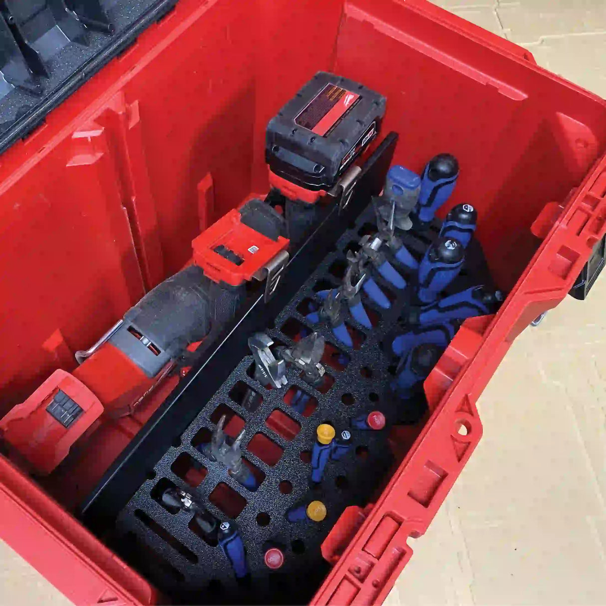 Hand Tool Organizer for Milwaukee Packout XL Tool Box 48-22-8429 - Tools/Case NOT Included