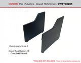 Dividers for Dewalt ToughSystem 2.0 Crate DWST08205 - Tools/Case NOT Included