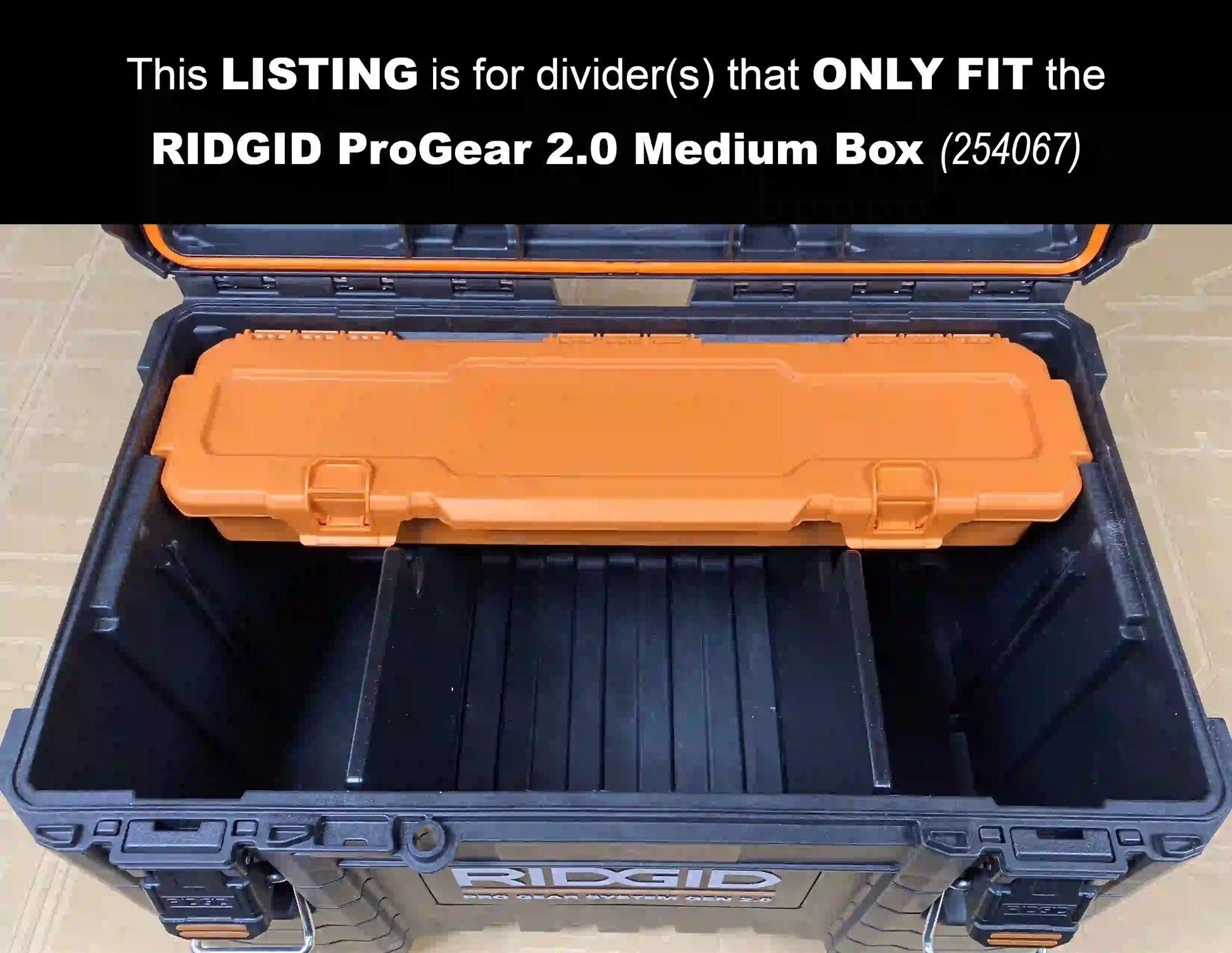 Double Dividers for Ridgid 2.0 Pro Gear Medium Tool Box - Tool Box NOT –  dryforge