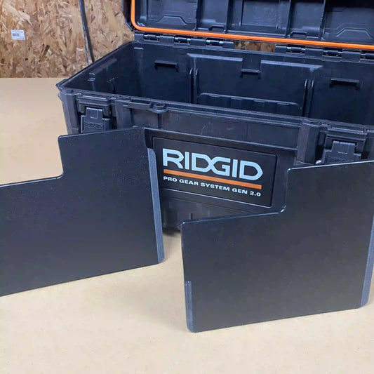 Double Dividers for Ridgid 2.0 Pro Gear Medium Tool Box - Tool Box NOT Included