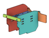 Tri Compartment Insert Organizer for Packout 22in Rolling Tool Box - Tools/Case NOT Included