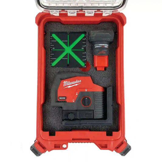FOAM INSERT to store M12 Green 125ft Laser 3622-20 in a Milwaukee Packout 5 Compartment Small Parts Organizer - Tools NOT Included