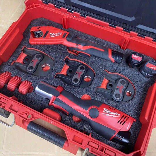 FOAM INSERT to store M12 Force Logic Press Kit 2473-22 and M12 Copper Tubing Cutter 2471-20 in a Packout Medium Tool Box- Tools NOT Included