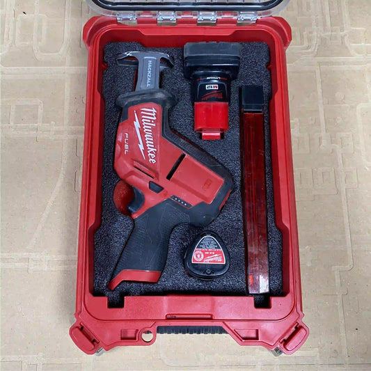 FOAM INSERT to store M12 Fuel Hackzall 2520-20 in a Milwaukee Packout 5 Compartment Small Parts Organizer - Tools NOT Included