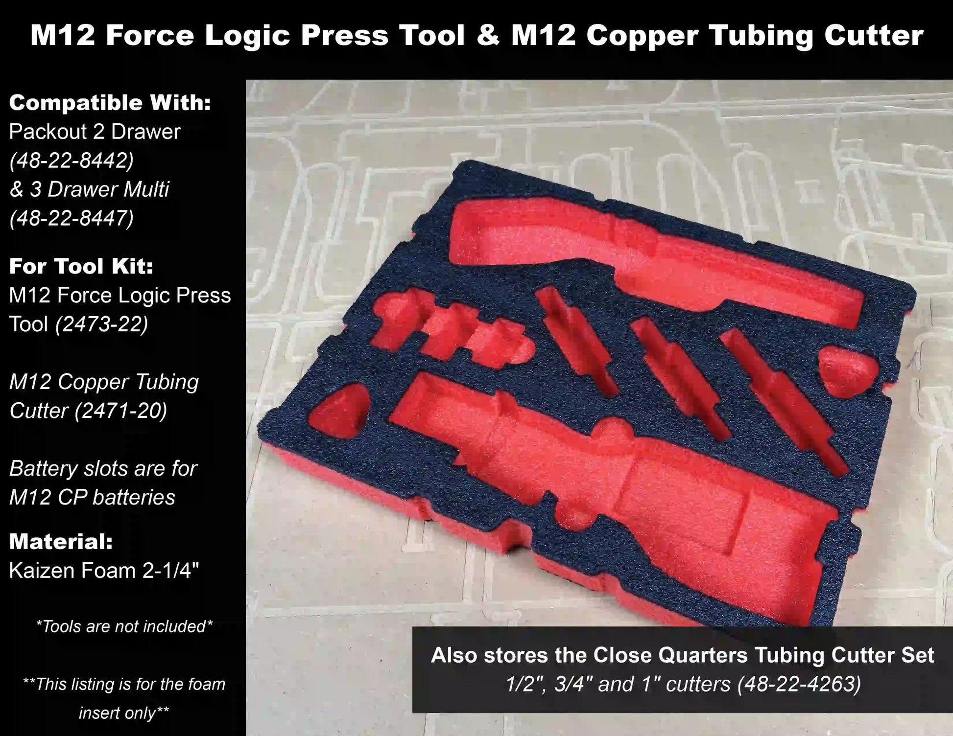 Milwaukee M12 ProPress Tool Kit & Tubing Cutter BUNDLE