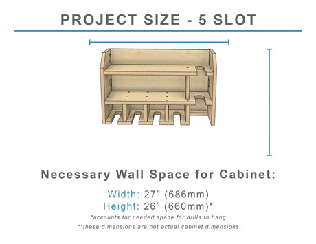 DIY drill holder shelf cabinet needed wall space for mounting a drill holder charging station