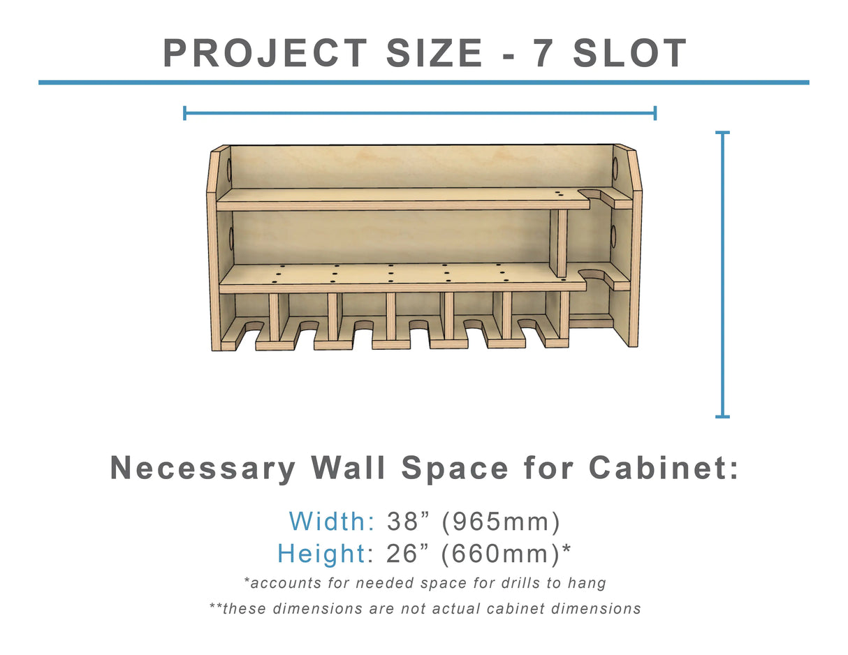 DIY drill holder shelf cabinet needed wall space for mounting a drill holder charging station