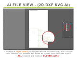 CNC Router Files Cornhole Boards - Official Size Cornhole Boards