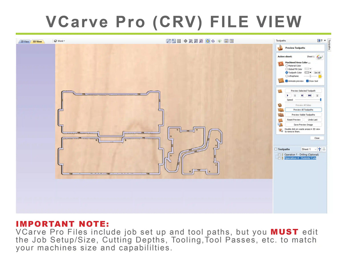 CNC Router Files French Cleat Wall Shelf