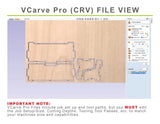 CNC Router Files French Cleat Wall Shelf