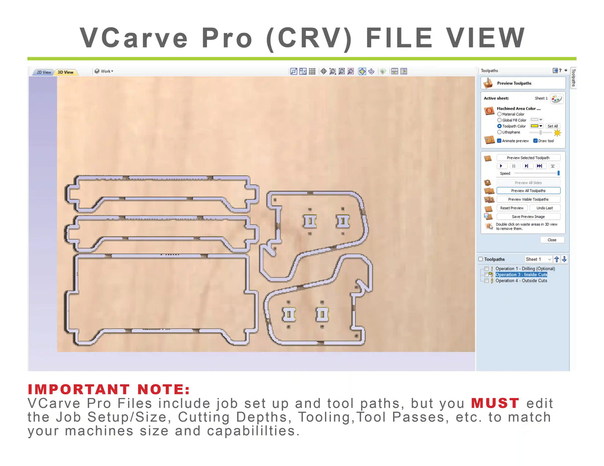 CNC Router Files French Cleat Hammer Rack