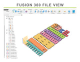 fusion 360 file drill holder plans cnc files for drill storage organizer shelf of cnc wood router project